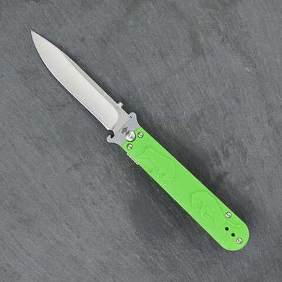 Нож Зубры зеленый (однолезвийный)