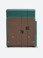 Кресло-кровать "Миник" с правым подлокотником, под правую руку