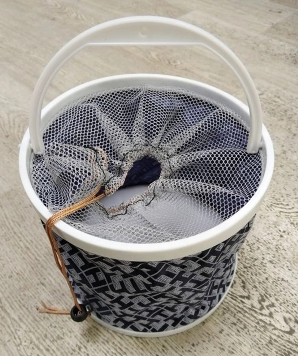 Ведро складное для рыбалки 22 см