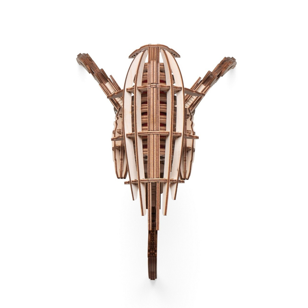 Робот Захватчик миров от Lemmo - Подвижная сборная модель, деревянный конструктор, 3d пазл