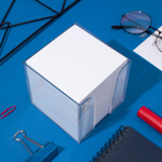 Блок для записей 90x90x90 мм в боксе белый