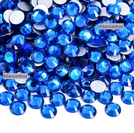 Стразы клеевые, Capri Blue, P15, SS20, 1440, (F2)