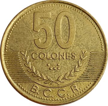 50 колонов 2002 Коста-Рика