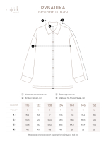 Вельветовая рубашка Mjölk Mokko