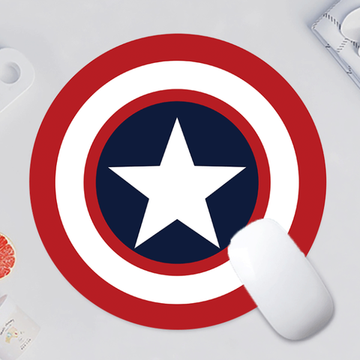 Коврик для мыши "MARVEL / Мстители - Капитан Америка" (круг.)
