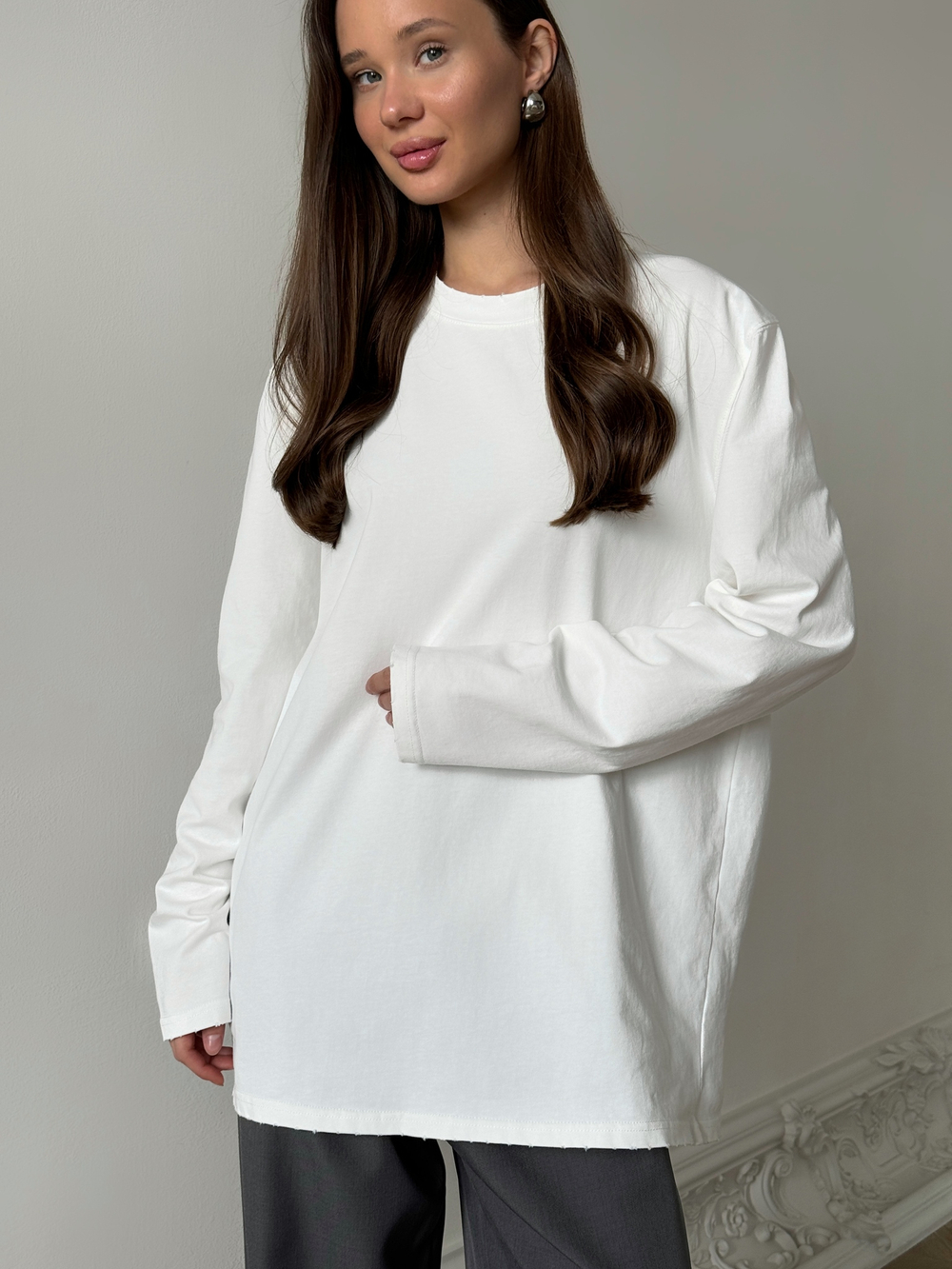Лонгслив oversize винтаж