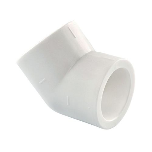 Угольник полипропиленовый 45° 40 мм TEBO