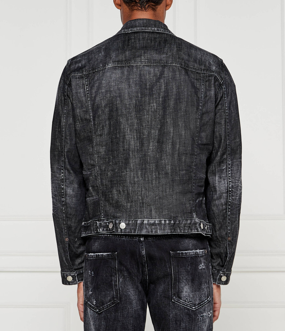 Джинсовая куртка Dsquared2 - черный(S74AM1522 S30357)