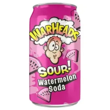 Газированный напиток WarHeads Sour Watermelon Soda 355мл