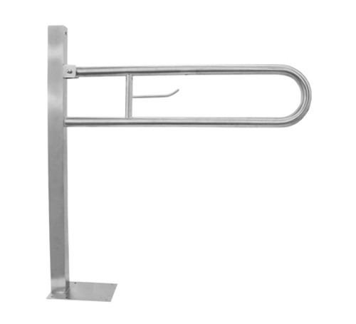 Поручень откидной 810 мм нерж. сталь NOFER 15064.B глянцевый