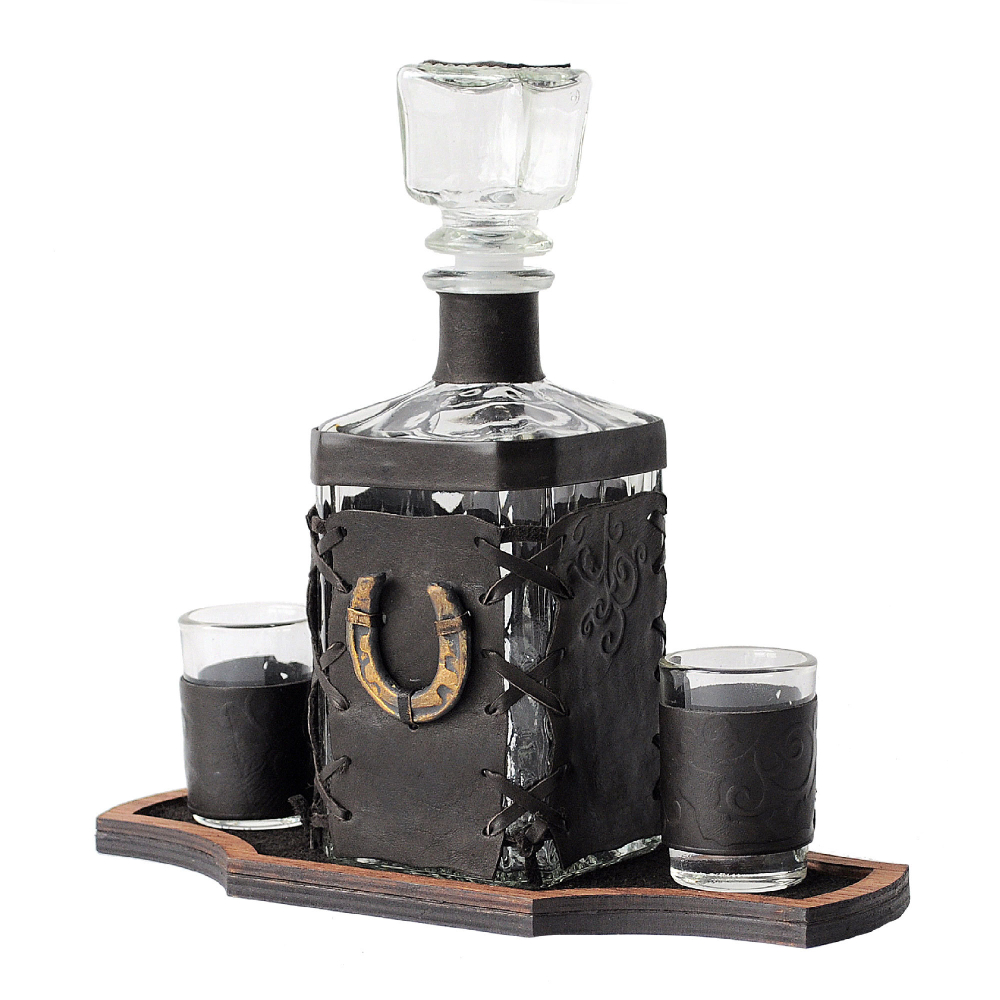 Графин декоративный «На удачу!». Цвет коричневый