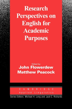 Research Perspectives on English for Academic Purposes (Cambridge Applied Linguistics) 1st Edition