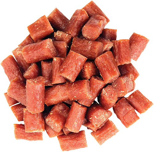 Деревенские Лакомства для кошек дольки крольчатины нежные 45 гр.