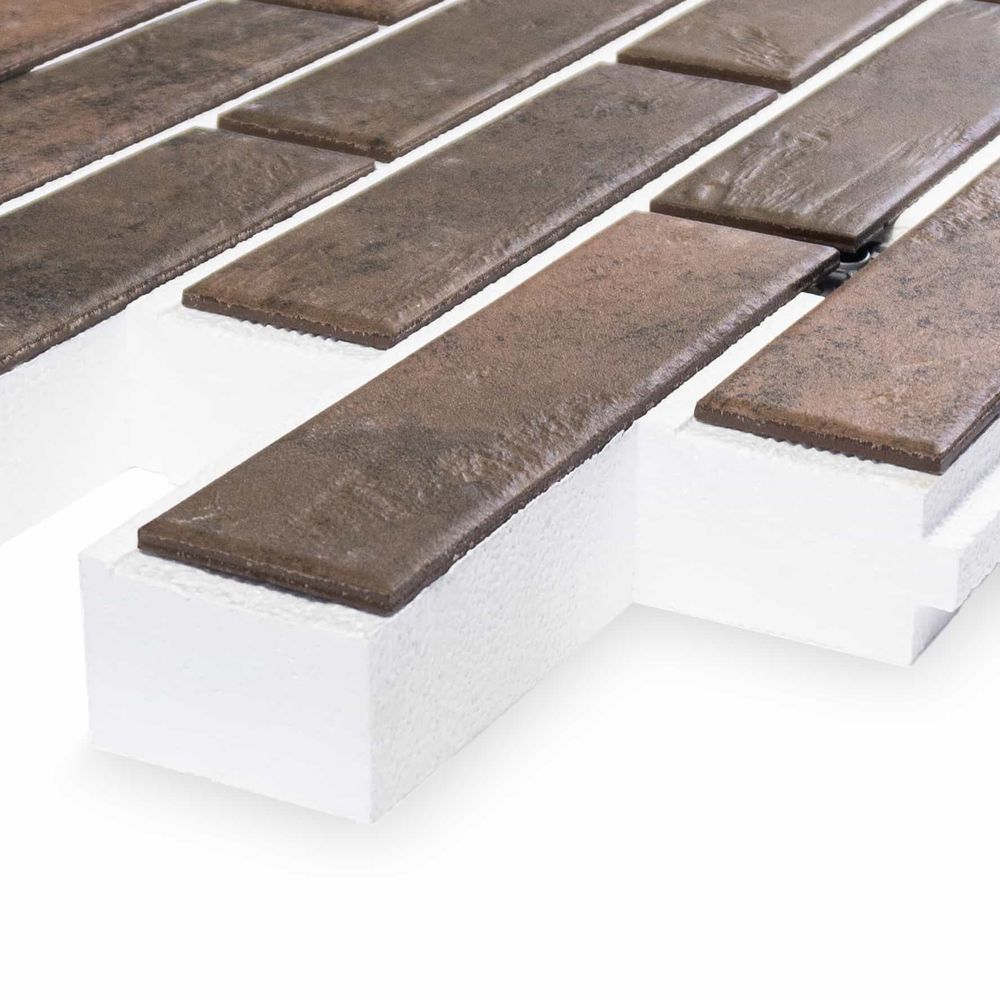 Клинкерная термопанель ППС Керамин Иллинойс 3 Бежевый 1020х455 мм