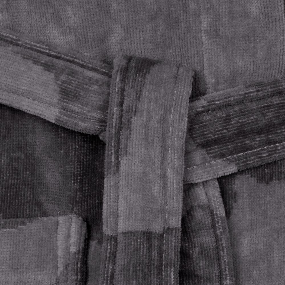 Халат велюровый Vossen Domingo graphit 004 Австрия детали