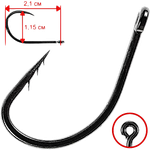 Крючок VMC 7106BN Карп Чёрный никель -