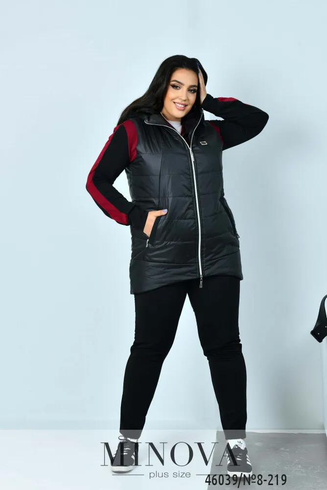 Жилет 8-219-чёрный Minova