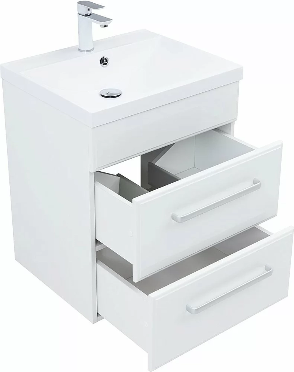 Тумба с раковиной Aquanet Лукка 302396 60 белый