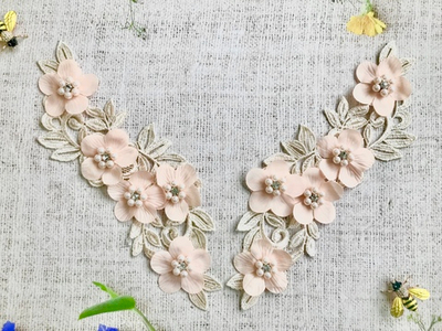 Пришивной декоративный элемент, р. 24х7 см