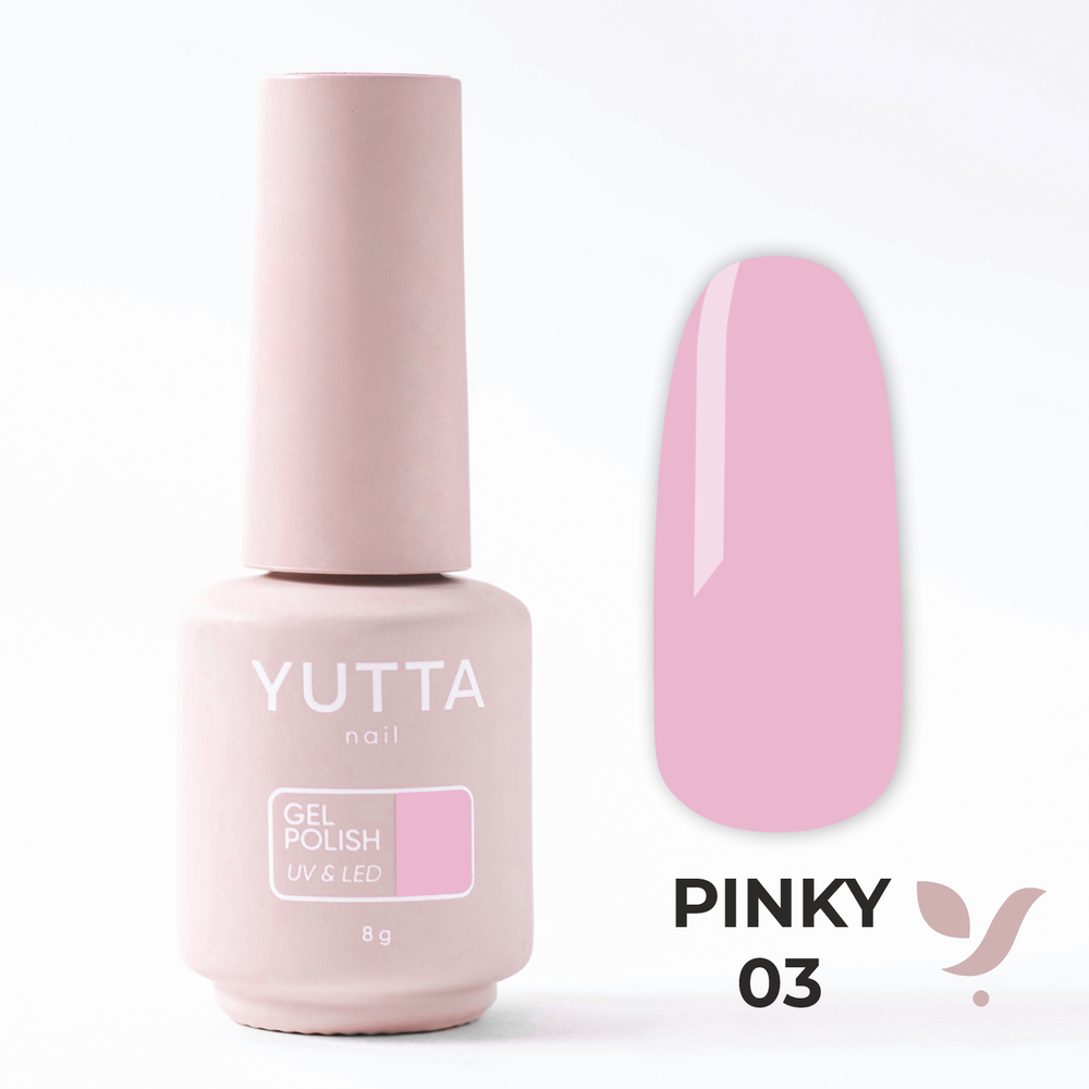 Yutta, Гель-лак Pinky 03, 8g