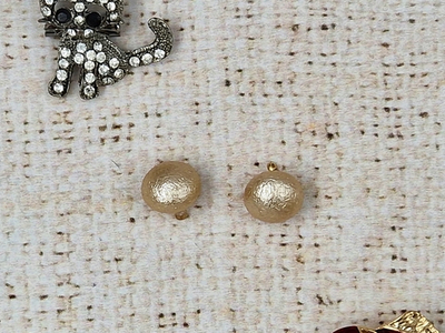 Пуговицы блузочные на ножке, d 12 мм, светло-бежевый