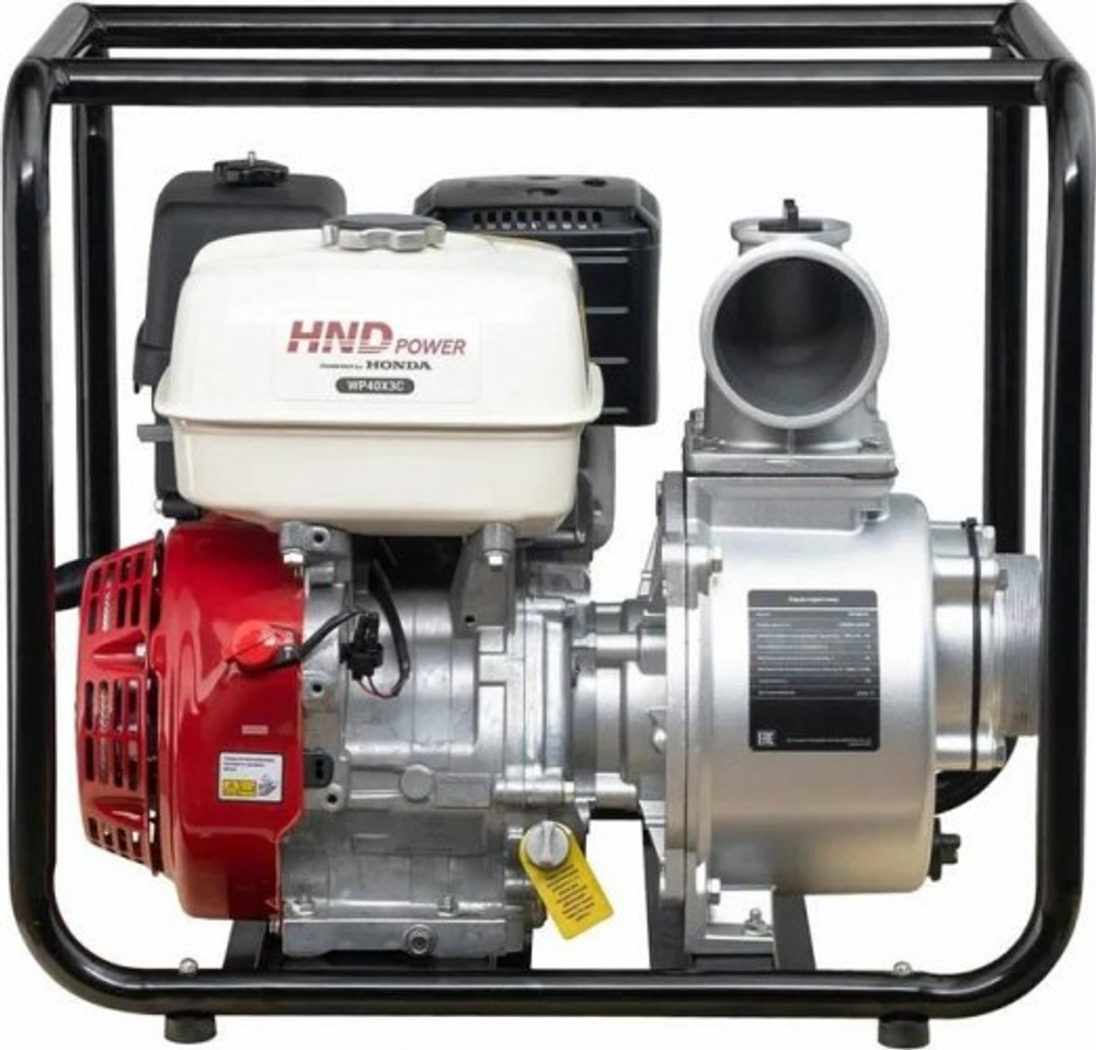 Мотопомпа бензиновая для слабозагрязненной воды HND WP40X3C (GX-390)