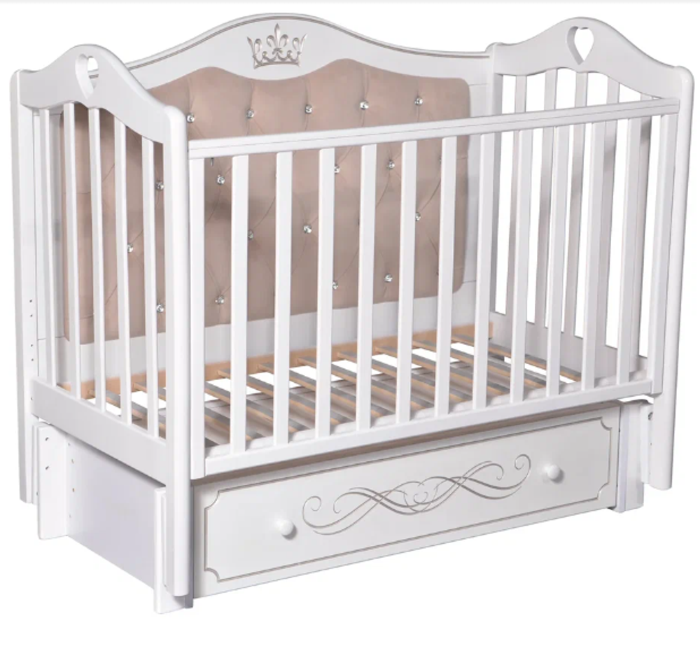 Кровать Кедр Karolina 10 (ящик,маятник)