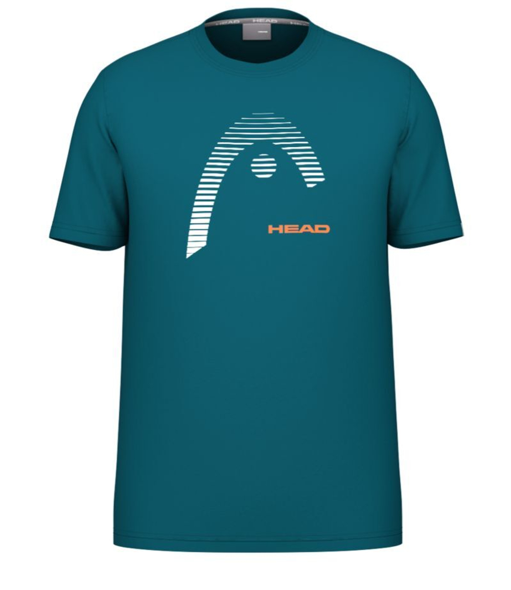 Мужская теннисная футболка Head Carl - Бирюзовый