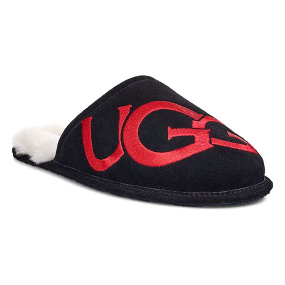 Ugg Scuff 'Black Red'