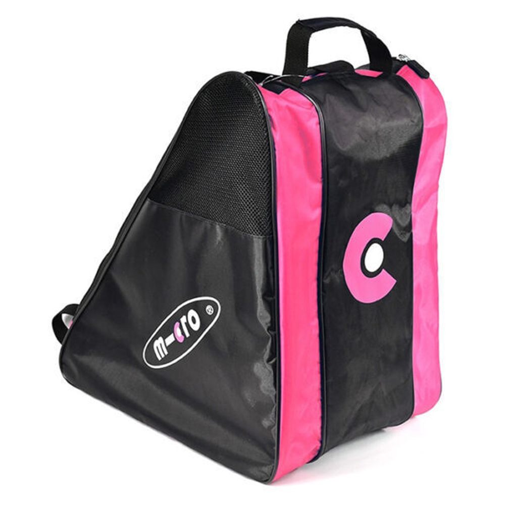 Набор роликовых коньков с защитой MICRO SHAPER-COMBO красно-чёрный (29-32)