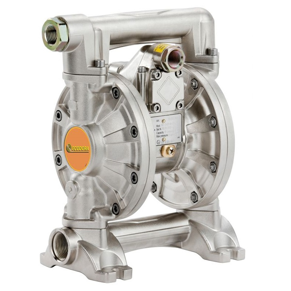 Диафрагменный насос для перекачки масла 1:1, 70 л/мин, 3/4", ECODORA (Италия)