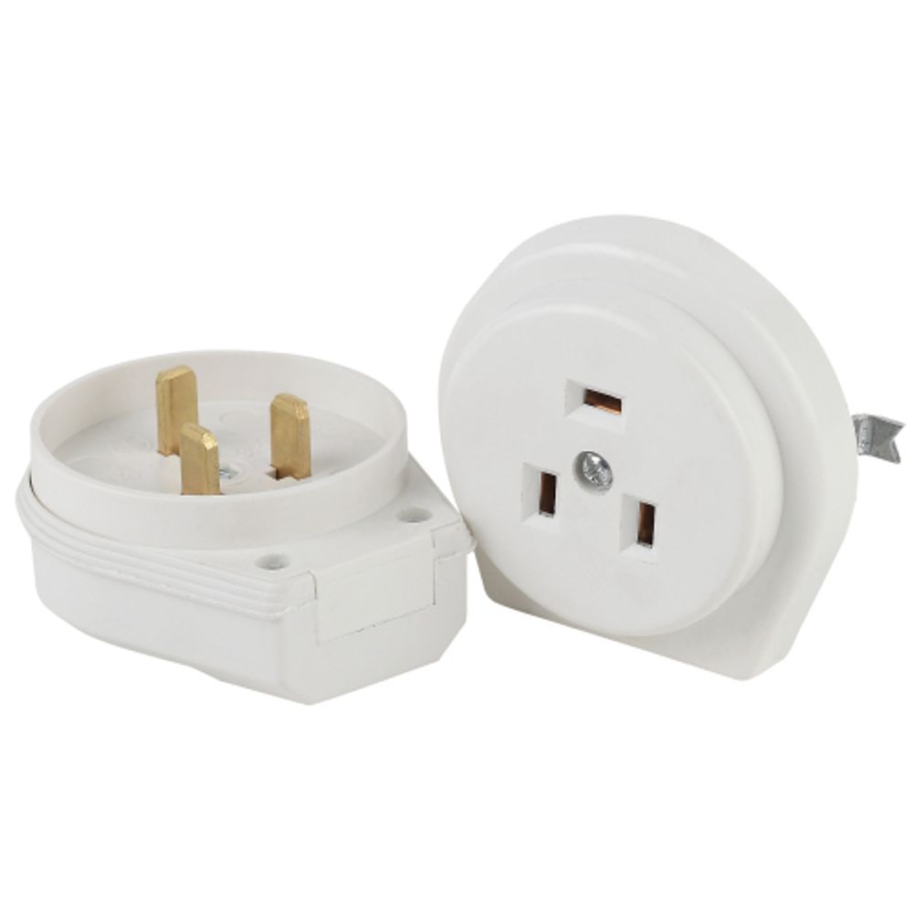 9-801-01 Intro Соединитель электрический 2P+E (СЭ.РВШ32-003), 32А-250В, СУ, ПЭТФ