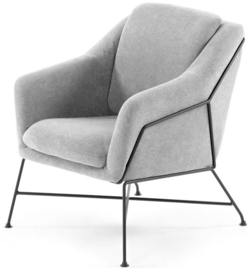 Кресло Brida светло-серое Испания Lа Forma