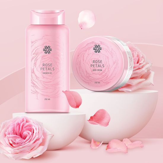 Крем для тела с экстрактом лепестков розы Rose Petals