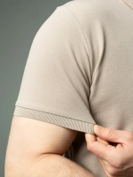 Футболка поло с коротким рукавом хлопок