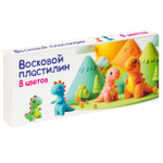 Восковой пластилин 8цв. по 15гр. (Genio Kids-art)
