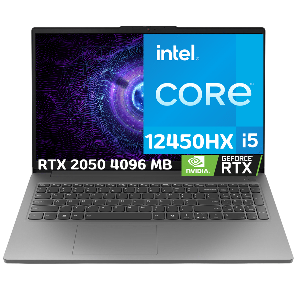 Ноутбук Lenovo LOQ Gaming 15IAX9E 15.6" / Core i5 - 12450HX / 12 Гб / SSD 512 Гб / Win 11 / RTX 2050 4 Гб / 83LK006CIN