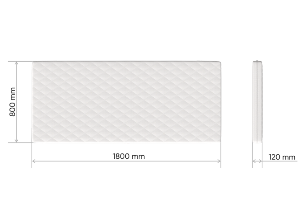 Матрас латекс/eco-foam 12 см (80*180 см)