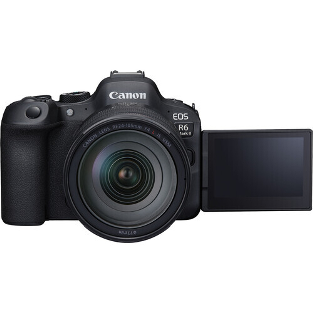 Фотоаппарат Canon EOS R6 Mark II Kit (RF 24-105mm f/4L IS USM), черный