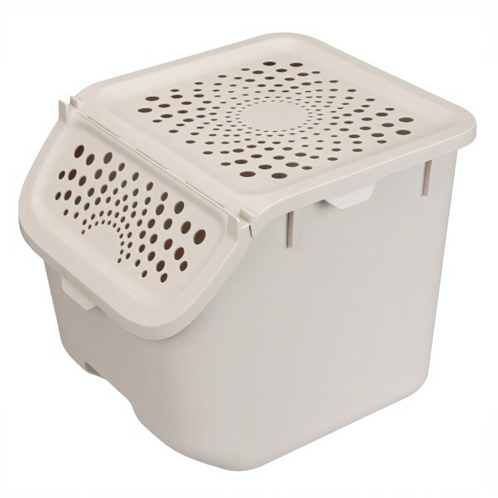 Контейнер для овощей 11,3л, 275х240х240 мм (светло-бежевый)