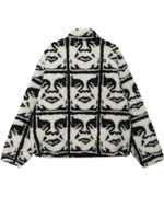 Куртка Флисовая Obey Repeated Icon Sherpa Jacket