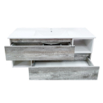 Comforty. Тумба-умывальник Турин-120 дуб бежевый с раковиной Comforty 9120E