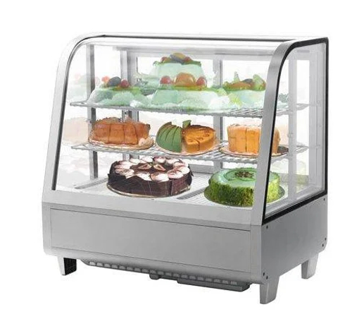 Витрина холодильная Koreco RTW100L серебро