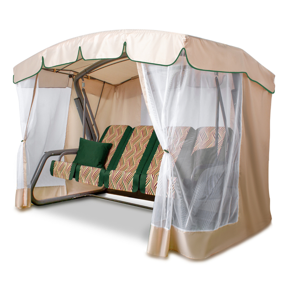 Садовые Качели Эдем Премиум 76 зеленый