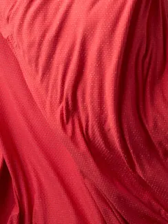 Микрофибра фактурная, жаккард, Турция, красный/золото