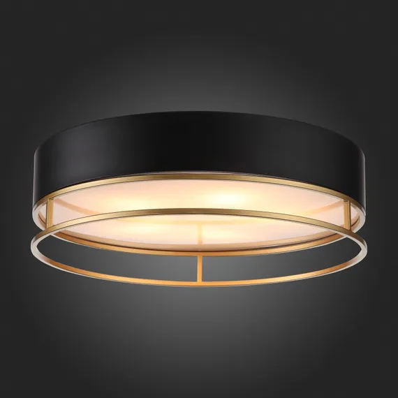 SL1127.432.05 Светильник потолочный ST-Luce Черный, Матовое золото/Белый E27 5*40W CHODO