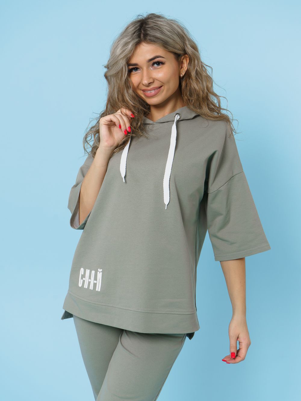 866 Костюм "Св.олива" SveTekst (Акция)