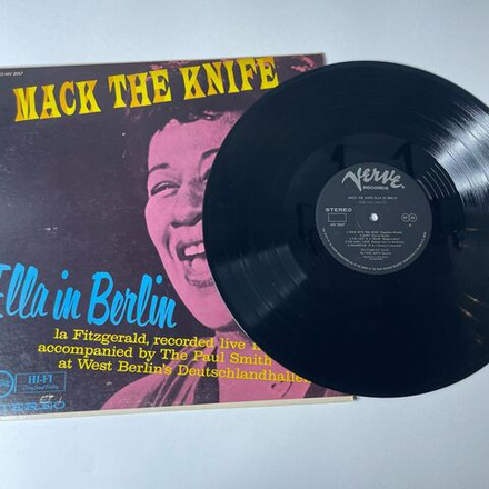 Винтажная виниловая пластинка LP Ella Fitzgerald Accompanied By The Paul Smith Quartet Mack The Knife Ella In Berlin (Japan 1973) (No Obi)