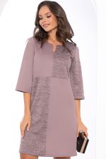 Платье комбинированное (беж) П8398 LT Collection