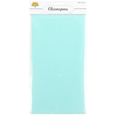 Скатерть п/э однотонная, Бирюзовый 1,4*2,75 м